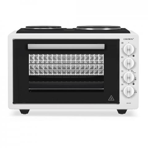 Малка готварска печка Crown CMO-433W - Бяла техника