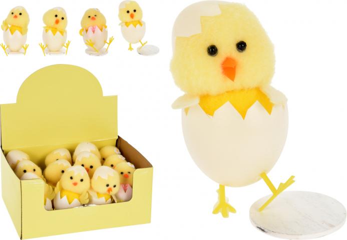 Пиленце в яйце 9см, 4 модела - Великденска украса
