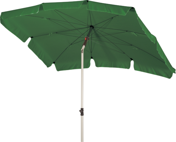 Град. чадър 200х130см т.зелен - Балконски чадъри