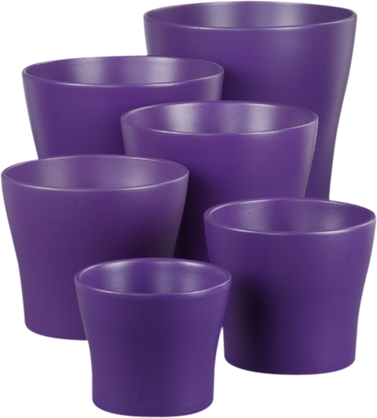 Кашпа Deep Purple 13 см - Керамични кашпи