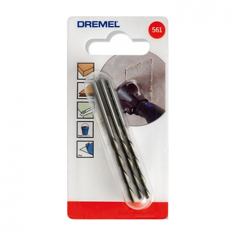 DREMEL Комплект фрезери 3 бр. 3.2 мм, снимка 2 - Консумативи