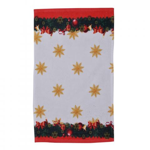 Кърпа печат коледни мотиви 30x50см, снимка 12 - Коледен текстил