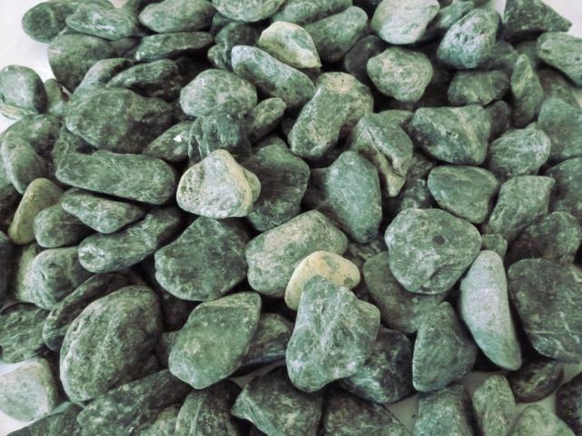 Зелен камък 20-32мм, 25 кг - Градински камъни