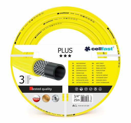 Градински маркуч Cellfast Plus 3/4" 25м - Маркучи на ролка