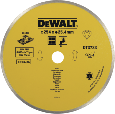 DT3733 250x25.4 Диам. диск - Дискове за полиране