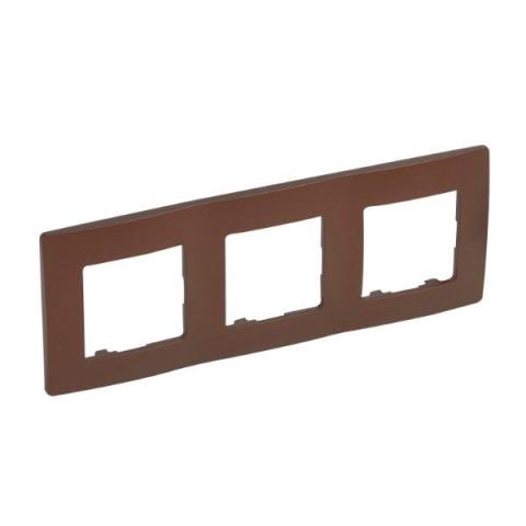 Niloe рамка тройна какао - Ключове и контакти