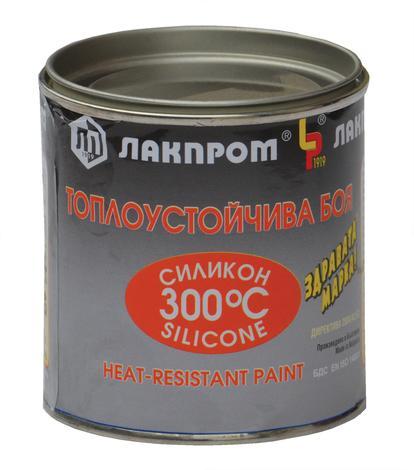 Топлоустойчива боя 300 С черна 300 гр - Бои за метал