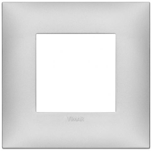 Vimar Рамка единична сребро мат - Ключове и контакти
