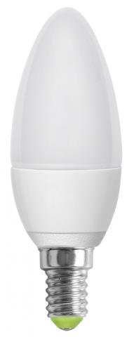 LED крушка 5W E14 B35 матирана 4000K - Лед крушки е14