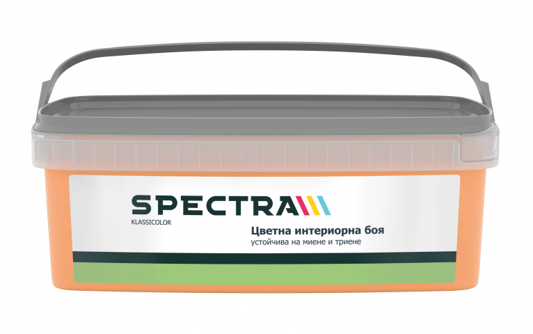 Интериорна боя, праскова, Spectra 2.5 л - Цветни бои
