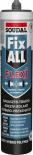 Лепило-уплътнител Fix All Flexi Soudal 280мл, сив