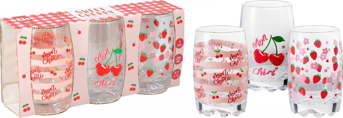 Комплект 3 чаши 250 мл Cherry - Чаши