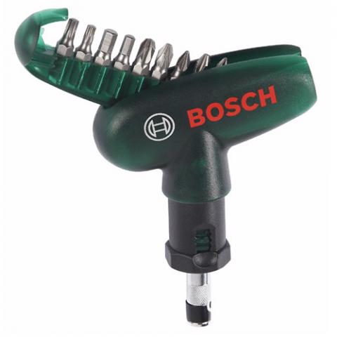 Отвертка Bosch Pocket 10 части, снимка 2 - Комплекти отвертки