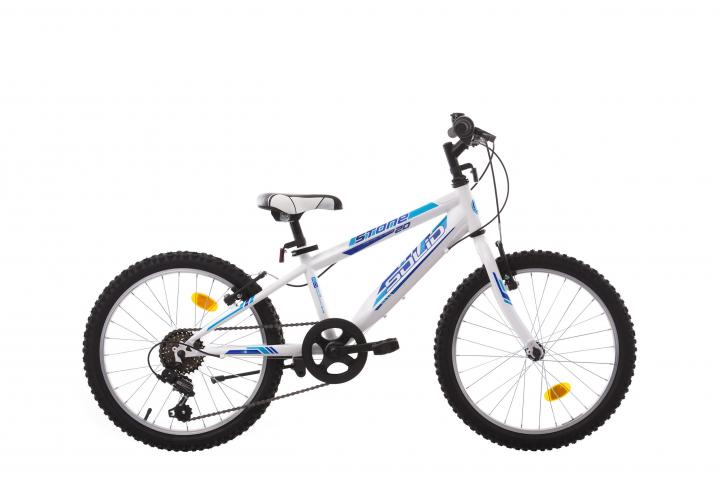 Велосипед бяло/синьо STONE 20" - Велосипеди