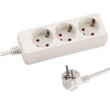 Разклонител 3 гнезда, 1.5 м кабел, 3х1.5 mm2