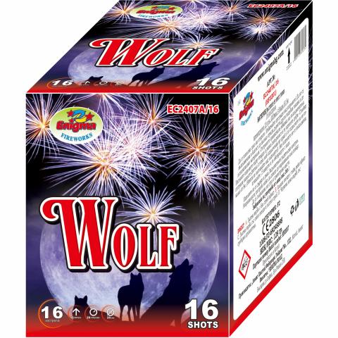 Пиробатерия Wolf, ф20мм, 16изстрела, 20сек, вис. 15м, снимка 3 - Батерии