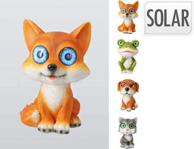Соларни животни със светещи очи микс - Соларни лампи