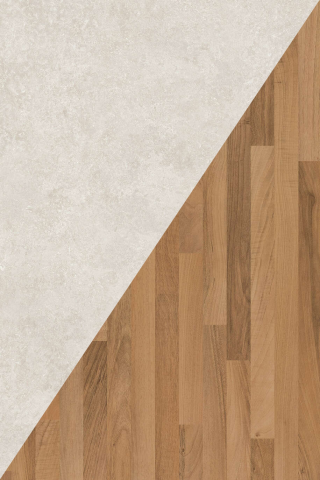 Двустранен гръб K209_K206 PE RS Крем / Орех - Кухненски плотове