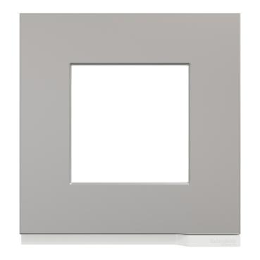 Декор. рамка Unica Pure 1X, алуминий - Ключове и контакти