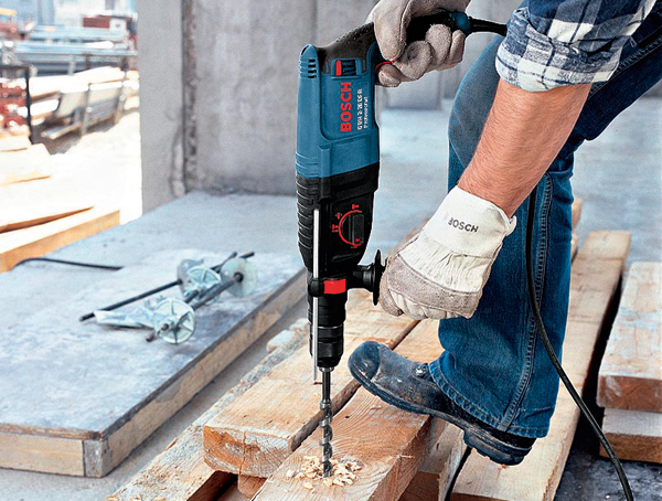 Перфоратор Bosch Blue GBH 2-26 DFR, снимка 5 - Кабелни перфоратори
