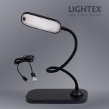 LED работна лампа SIGMA DC 5V 3W 3000K-6500K 200lm 1200mah Li-ion управление с жест IP20 черна