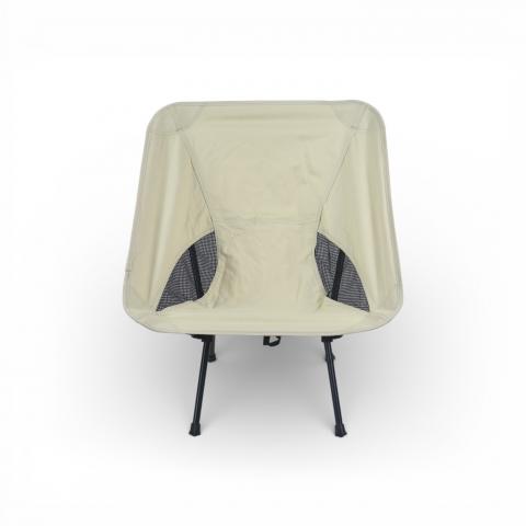 Сгъваем къмпинг стол 53x50x62 см бежов, снимка 3 - Маси и столове