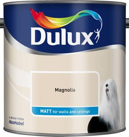 Интериорна боя DuluxMat 2.5 л, магнолия - Цветни бои