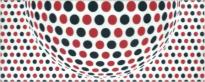 Декор Illusion 20x50 Rojo
