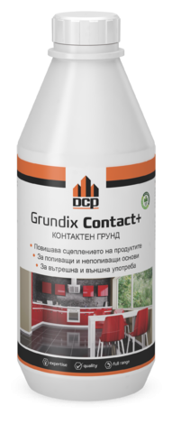 Грунд Grundix Contact + 1 л - Грунд за бои за стени