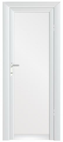 PVC Врата за баня 68/198 см дясна, бяла - Врати за баня