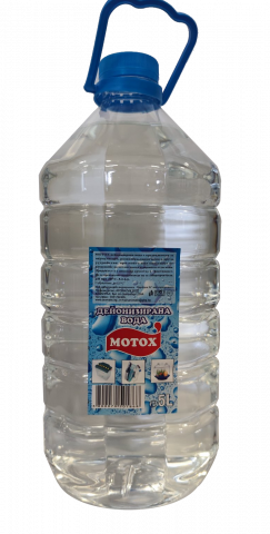 Motox дейонизирана вода 5л - Дестилирана вода