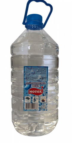 Дейонизирана вода Motox 5 л - Дестилирана вода