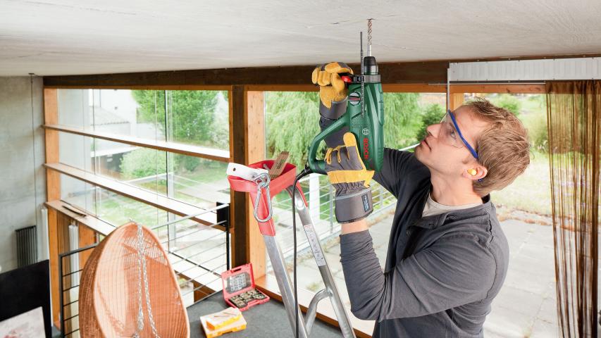 Перфоратор BOSCH PBH 2100 RE, снимка 5 - Кабелни перфоратори