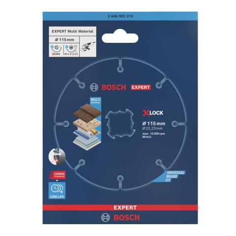Карбиден диск Bosch Expert MM 115х22.23 мм, снимка 3 - Дискове за други материали