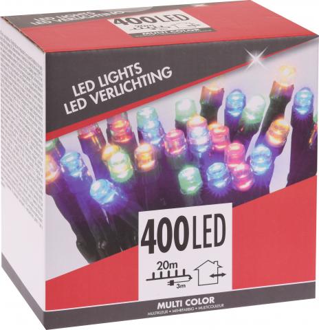 Светлинна верига OUT 400 LED 3м многоцветен - Светеща верига