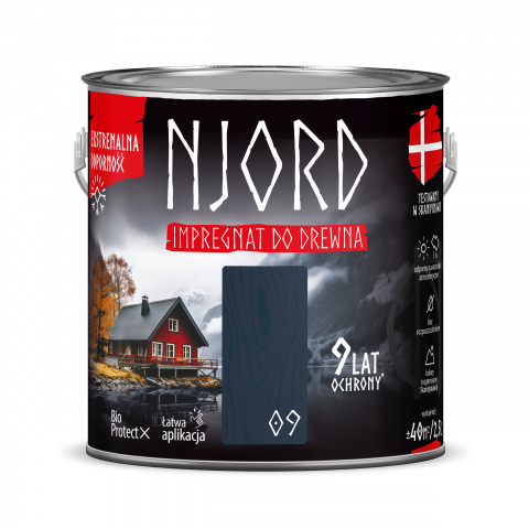 NJORD боя 2.5л цвят 09 - Импрегнатори за дърво
