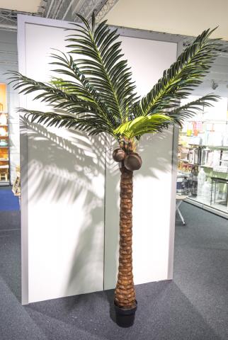 Изкуствено Палмово дърво 210см - Цветя в саксия