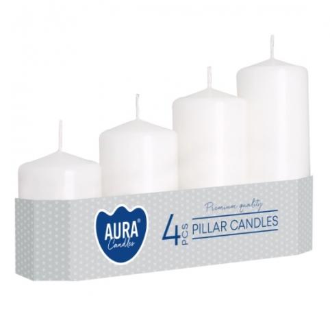 Свещи комплект бял - Свещи