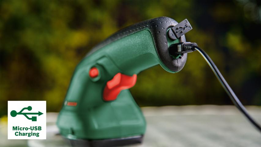 Акумулаторна ножица за трева и храсти Bosch EasyShear, снимка 5 - Акумулаторни градински инструменти