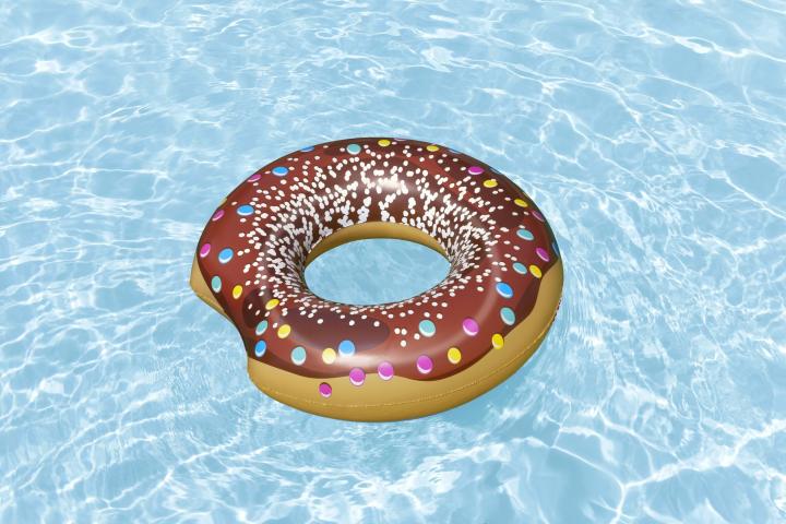 Надуваем пояс Donut 107cm., снимка 4 - Надуваеми