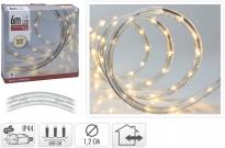 Светещ LED маркуч топла светлина IP44 6м