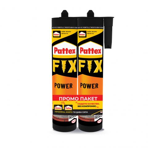 Монтажно лепило Pattex Extreme Power 2х385 г - Монтажни лепила