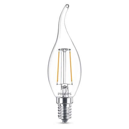 Philips LED Filament дек.свещ E14, 2-25W, 250Lm, WW - Лед крушки е14