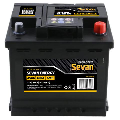 Акумулатор Sevan Energy 45Ah 400A - Акумулатори