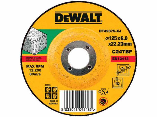 Абразивен диск за шлайфане неметал DeWalt - Дискове за шлайфане на неметал