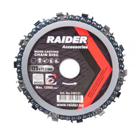 Диск с верига за дърво Raider 125x22.2 мм - Дискове за други материали