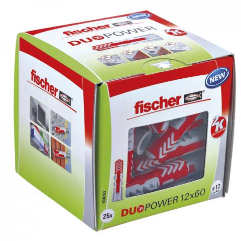 Универсален дюбел 12x60 DUOPOWER, снимка 2 - Универсални дюбели