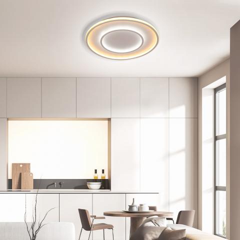 LED плафон Gala 230 V бял, снимка 3 - Плафони