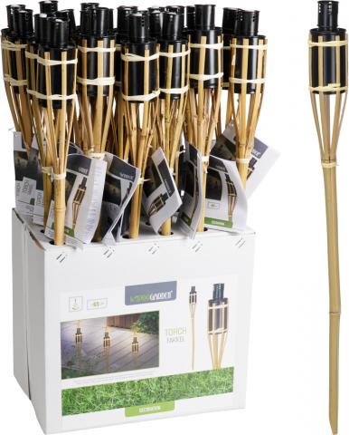 Градинска бамбукова факла 65 см, снимка 2 - Аксесоари за цветя