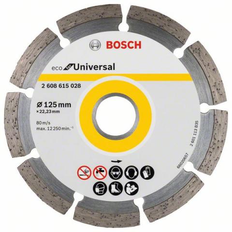 Диамантен диск 125 мм ECO Bosch - Диамантени дискове